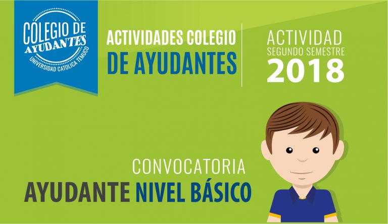 Convocatoria participación al Plan de Habilitación de nivel Básico del Colegio de Ayudantes, segundo semestre 2018