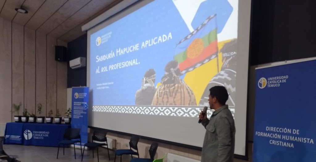 Taller «Sabiduría Mapuche Aplicada a Mi Profesión» en la Facultad de Ciencias de la Salud